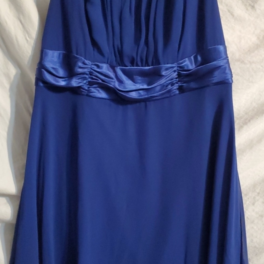 Chic Dressbarn Royal Blue Flirty Dress Sz 18 Cocktail Wedding Guest Dinner
